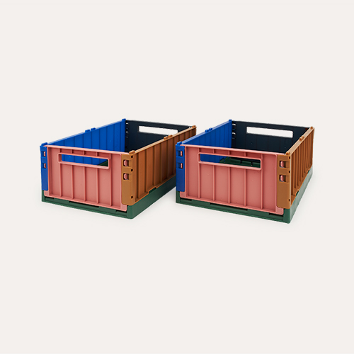 Eden Multi Mix Liewood 2-Pack Weston Storage Medium Crate