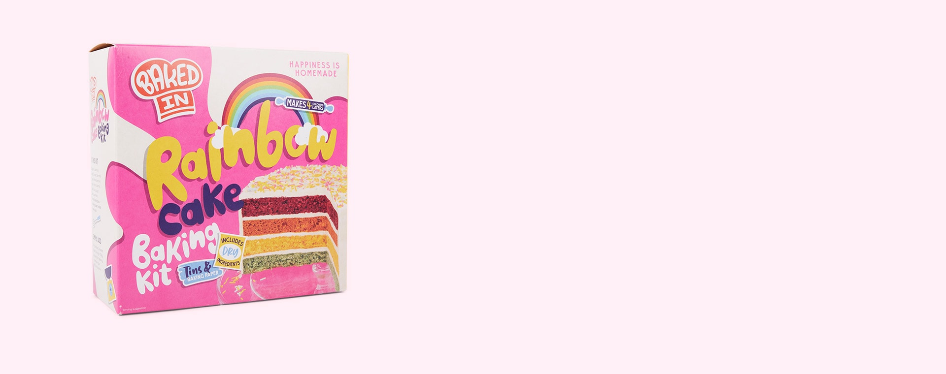 Multi Baked In Rainbow Cake Baking Kit
