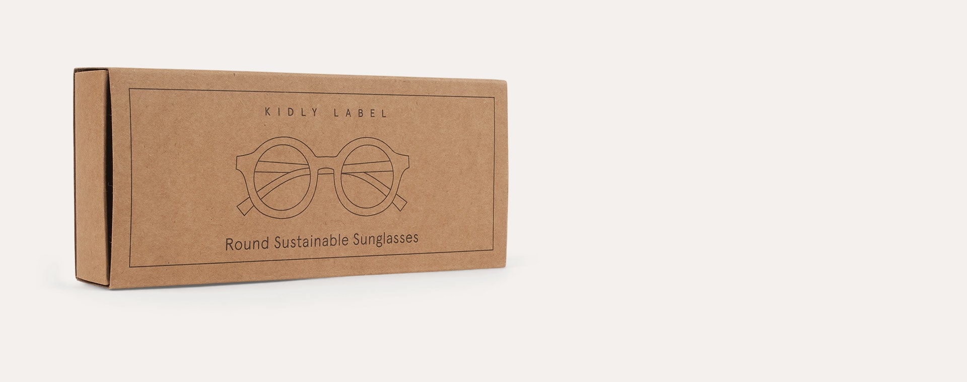 Apricot KIDLY Label Round Sustainable Sunglasses