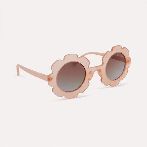 Blush Pink KIDLY Label Flower Sustainable Sunglasses