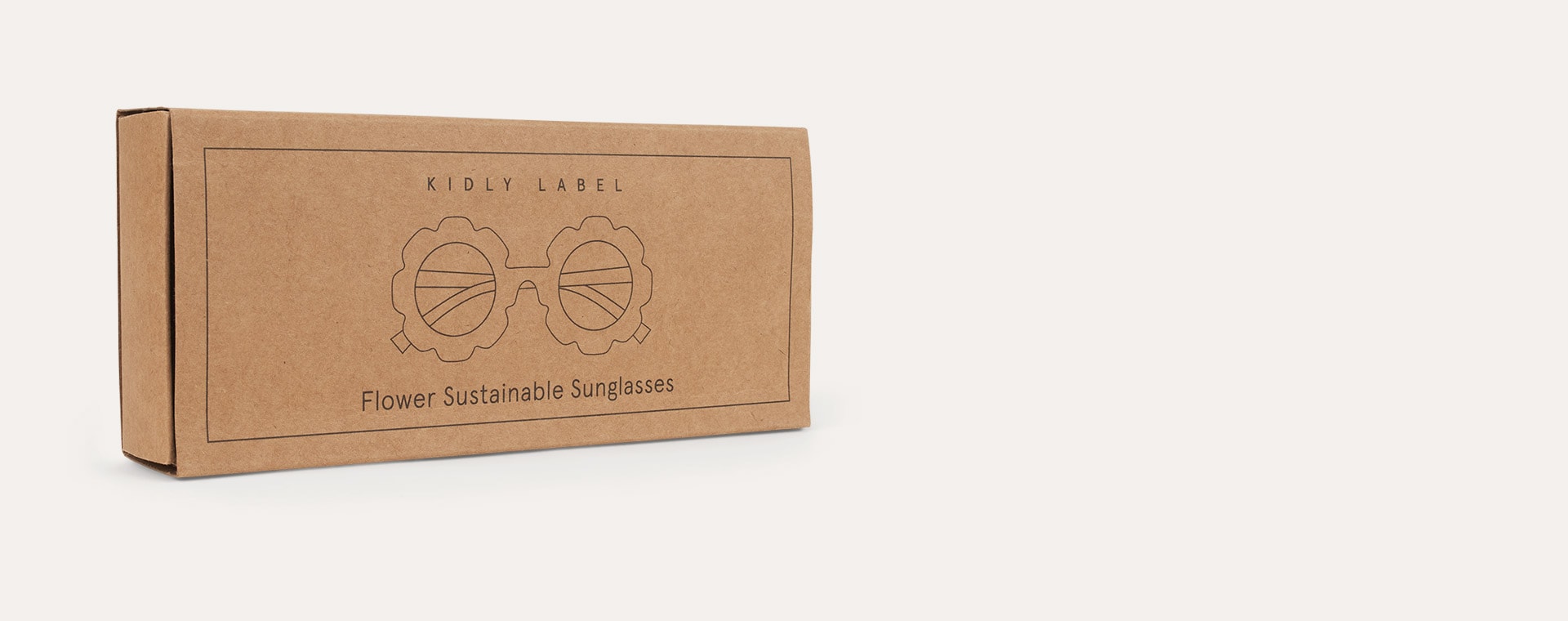 Mauve KIDLY Label Flower Sustainable Sunglasses