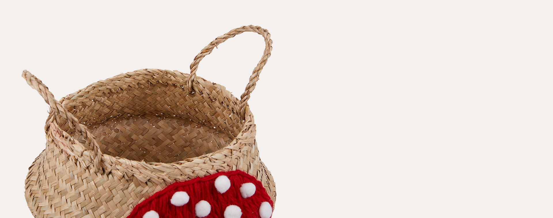 Red Bellybambino Small Toad Stool Basket