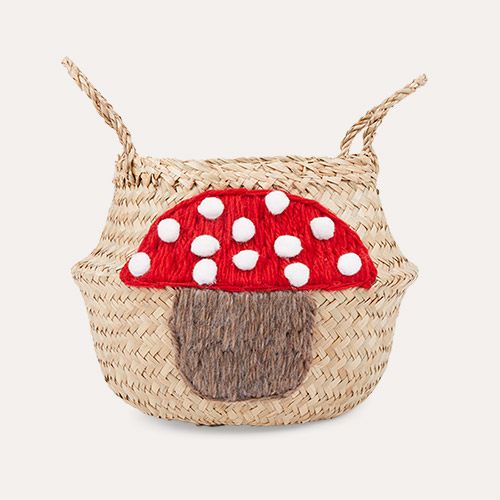 Red Bellybambino Small Toad Stool Basket