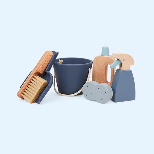 Whale Blue Multi Mix Liewood Kimbie Cleaning Set