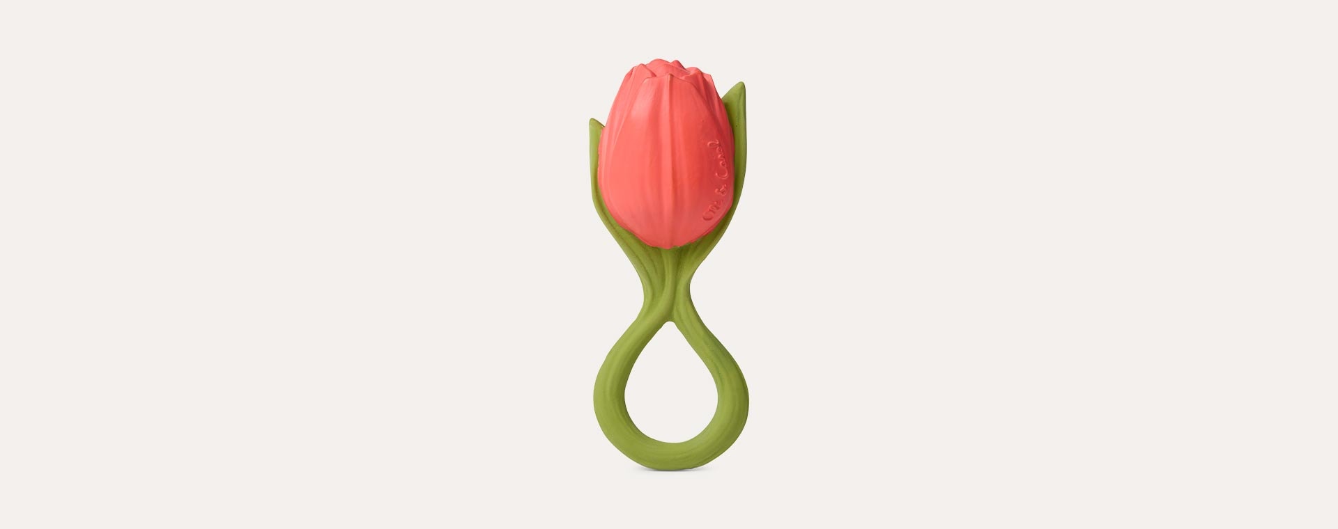 Red Oli & Carol Theo The Tulip Teether & Bath Toy