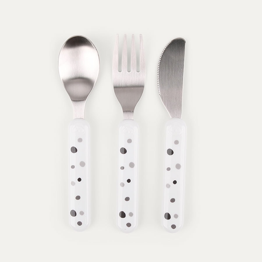 Done By Deer Cutlery Set, Spoons and Cutlery, White