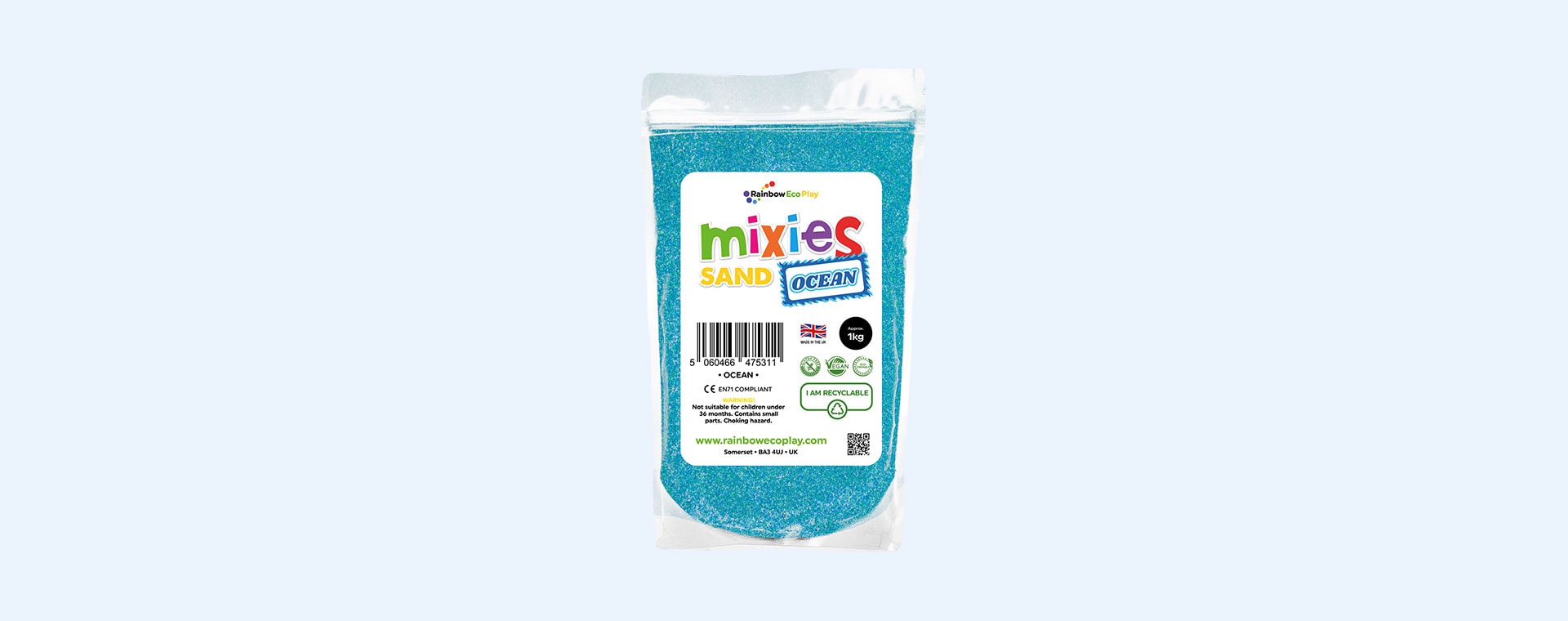 Ocean Rainbow Eco Play Mixies Blended Sand 1kg bags