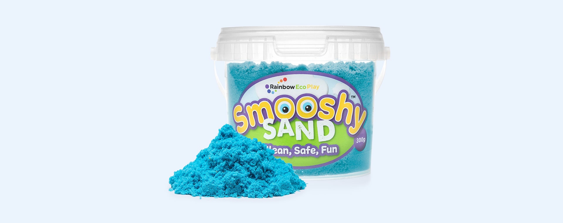 Blue Rainbow Eco Play Smooshy Kinetic Magic Sand 300g