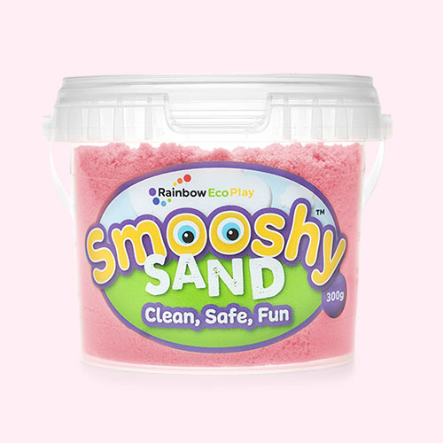 Pink Rainbow Eco Play Smooshy Kinetic Magic Sand 300g