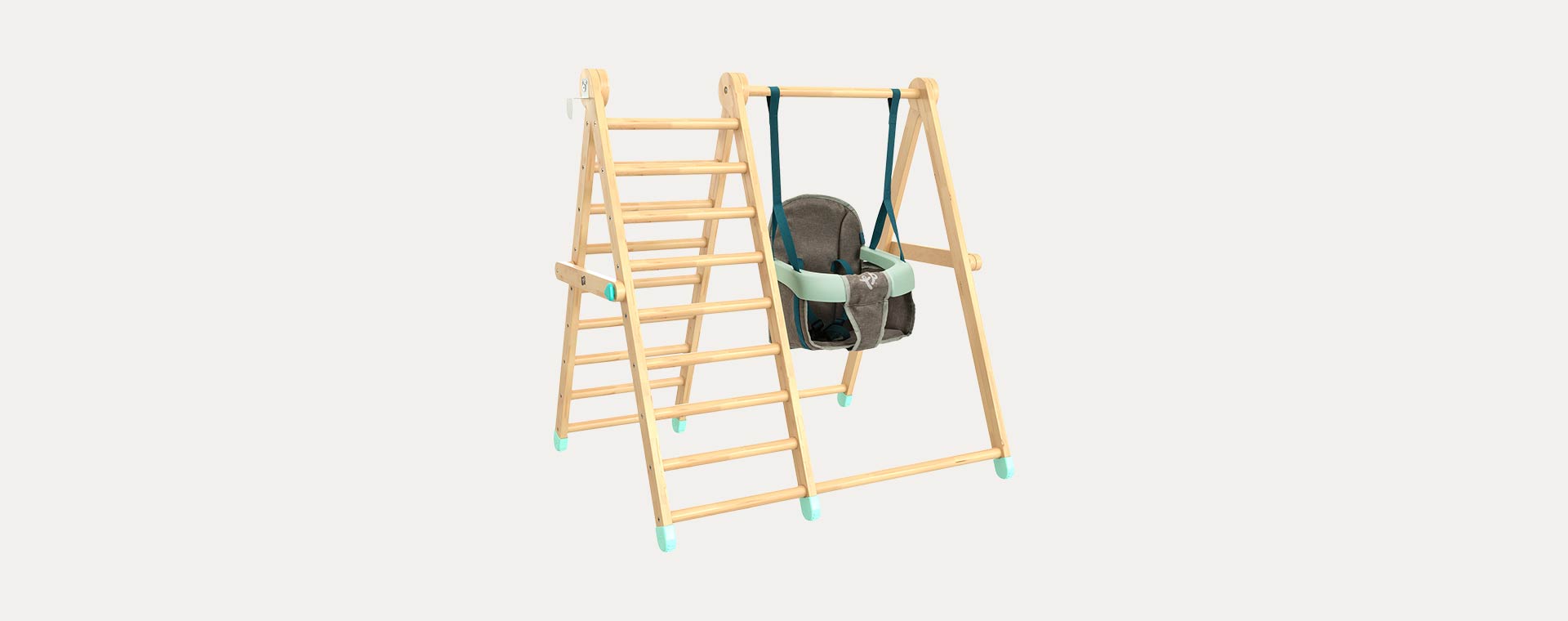 Multi TP Toys Active-Tots Pikler Style Wooden Climb & Swing