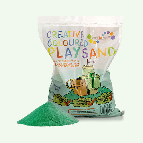 Green Rainbow Eco Play Coloured Play Sand 5kg