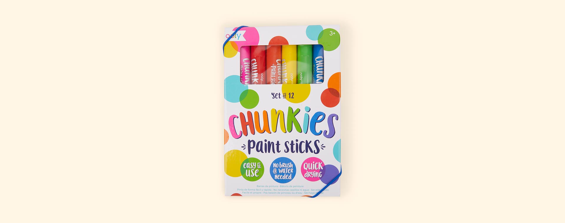 Multi Ooly Chunkies Paint Sticks - Set of 12
