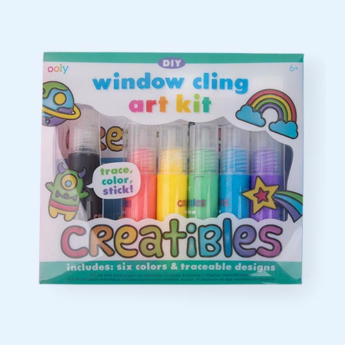 Multi Ooly Creatibles DIY Window Cling Art Kit - 7 Piece Set