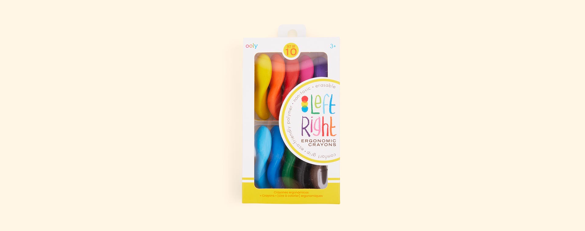 Multi Ooly Left Right Crayons - Set Of 10