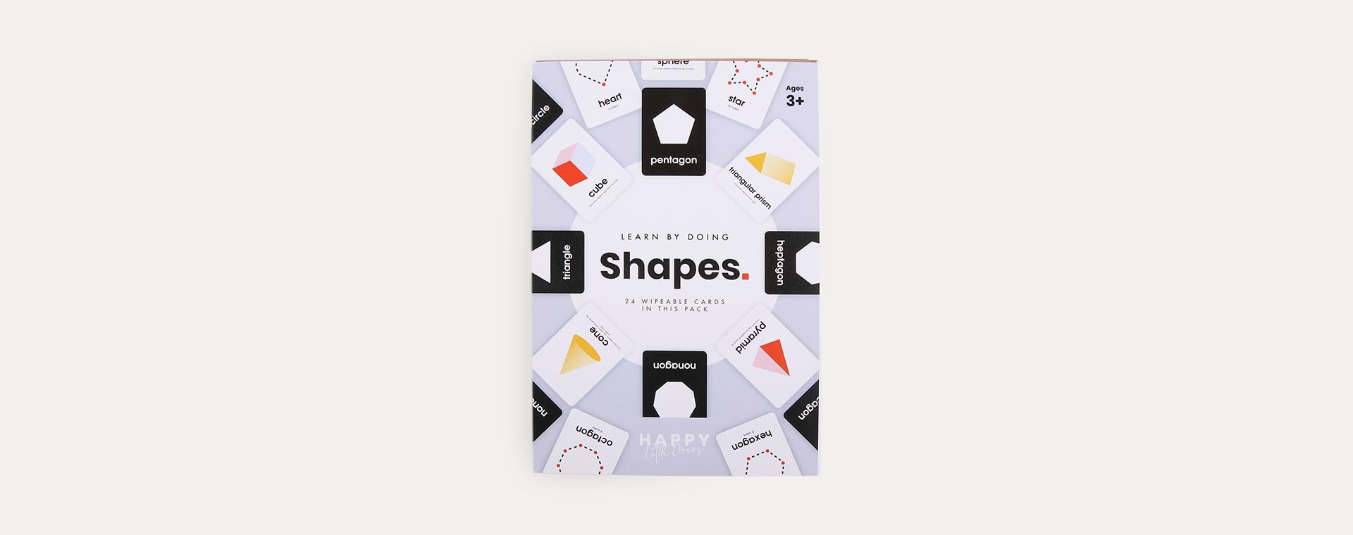 Multi Happy Little Doers Learn Shapes Flashcards