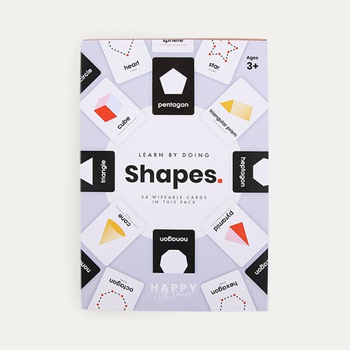 Multi Happy Little Doers Learn Shapes Flashcards