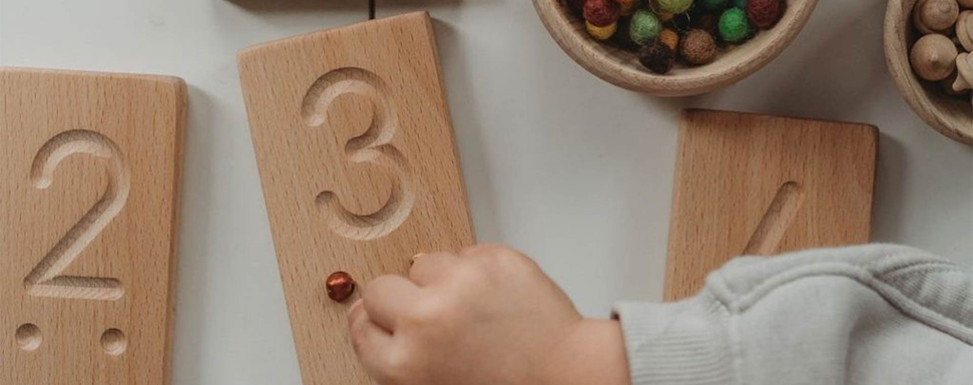 Brown The Little Coach House Number Counting Blocks
