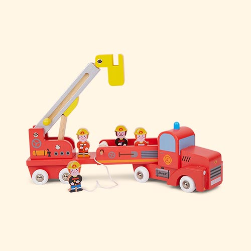 Multi Janod Story Giant Firefighters Truck