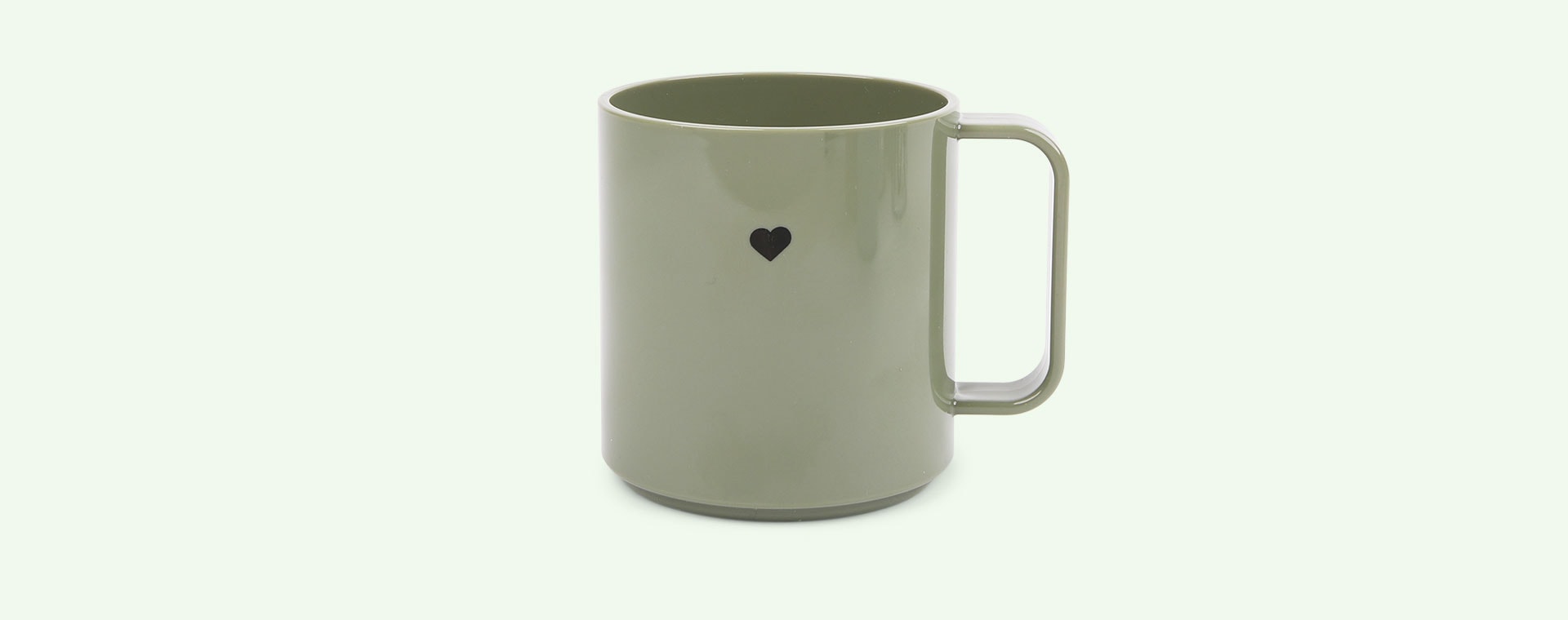 Green Design Letters Mini Love Cup With Handle