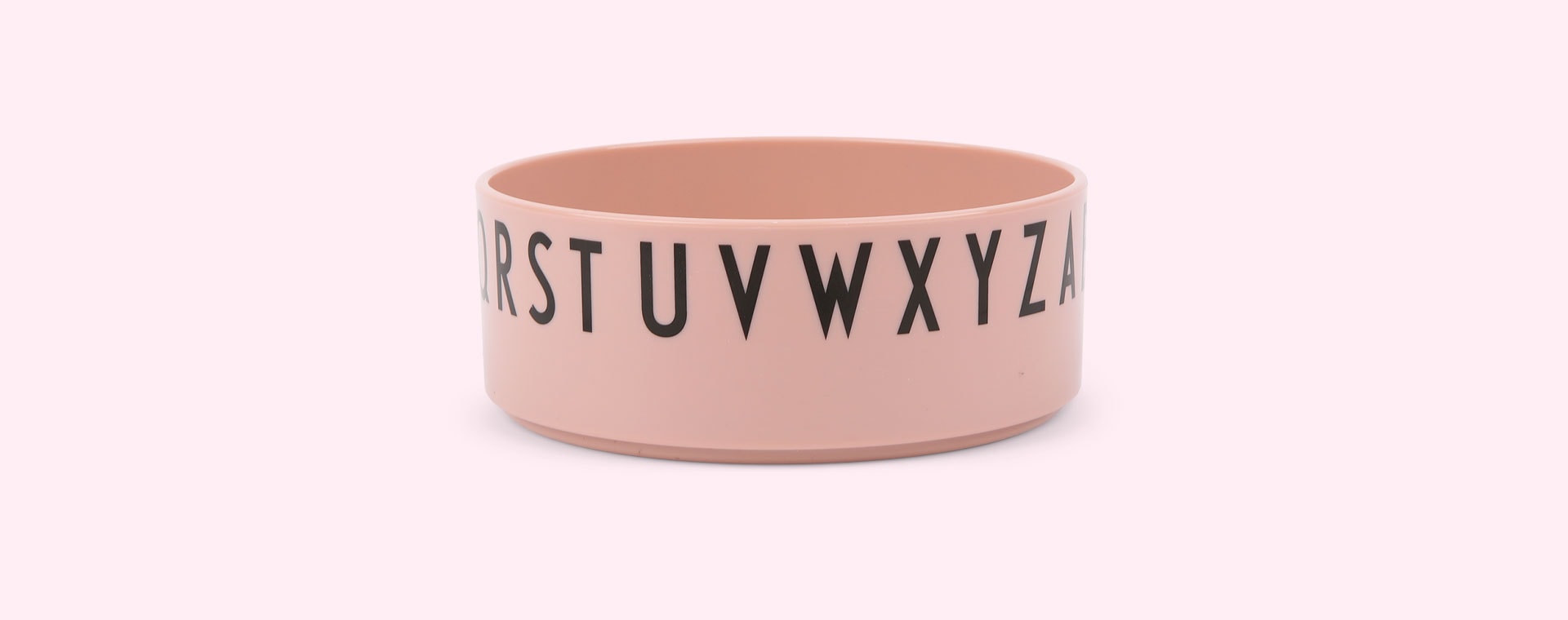 Nude Design Letters Eat & Learn Round Bowl Tritan