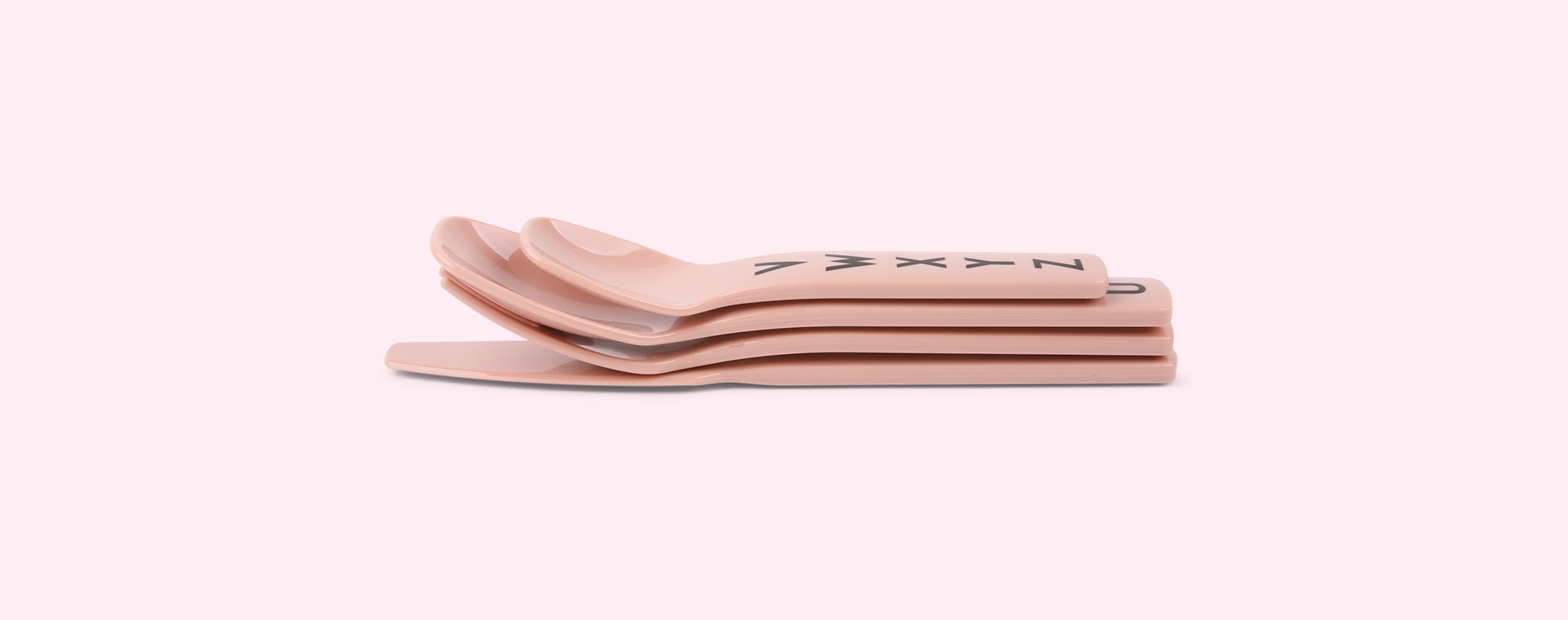 Nude Design Letters Eat & Learn Kids Cutlery