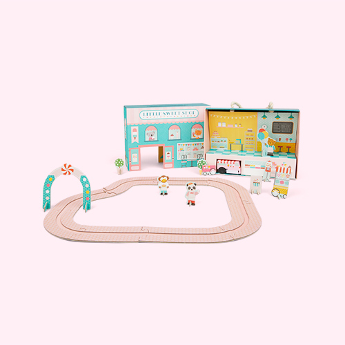 Multi Petit Collage Little Sweet Shop Wind Up & Go Playset