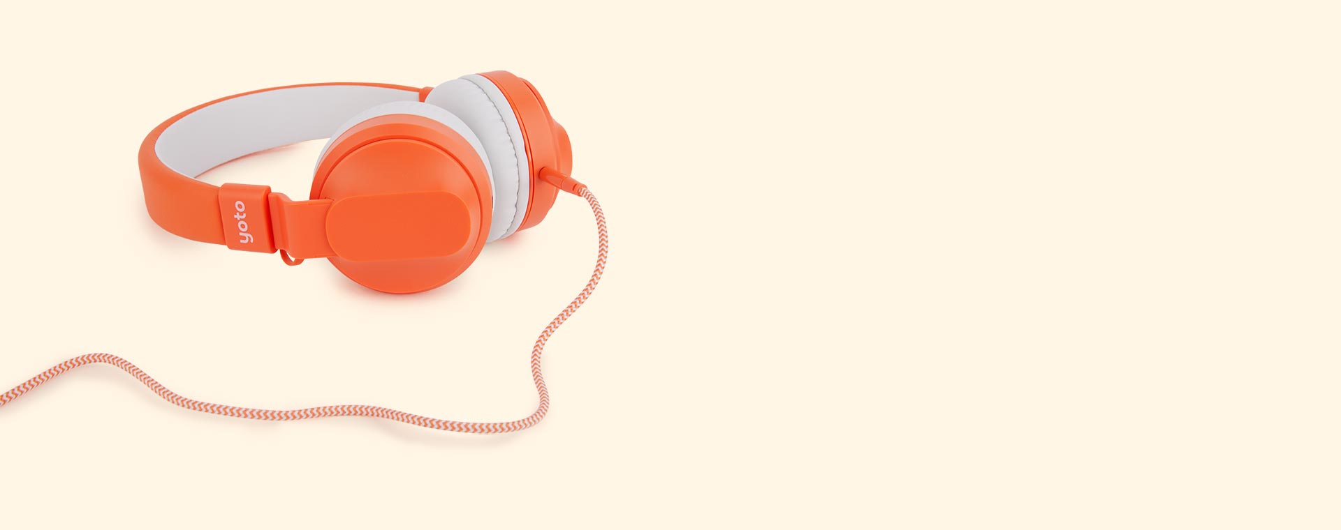 Orange Yoto Headphones