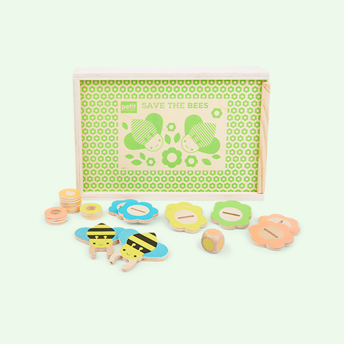 Multi Petit Collage Save the Bees Wooden Game
