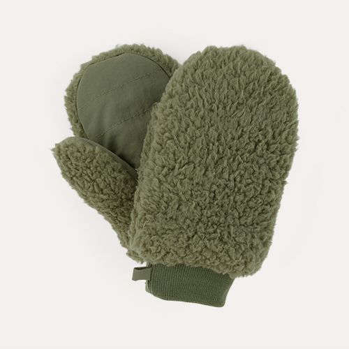 Moss KIDLY Label Teddy Mittens