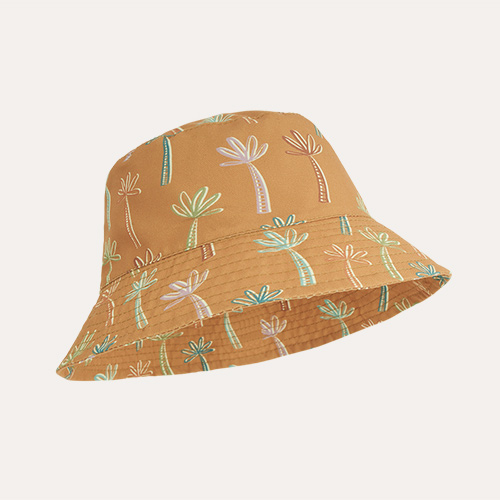 Palm Tree KIDLY Label Bucket Hat
