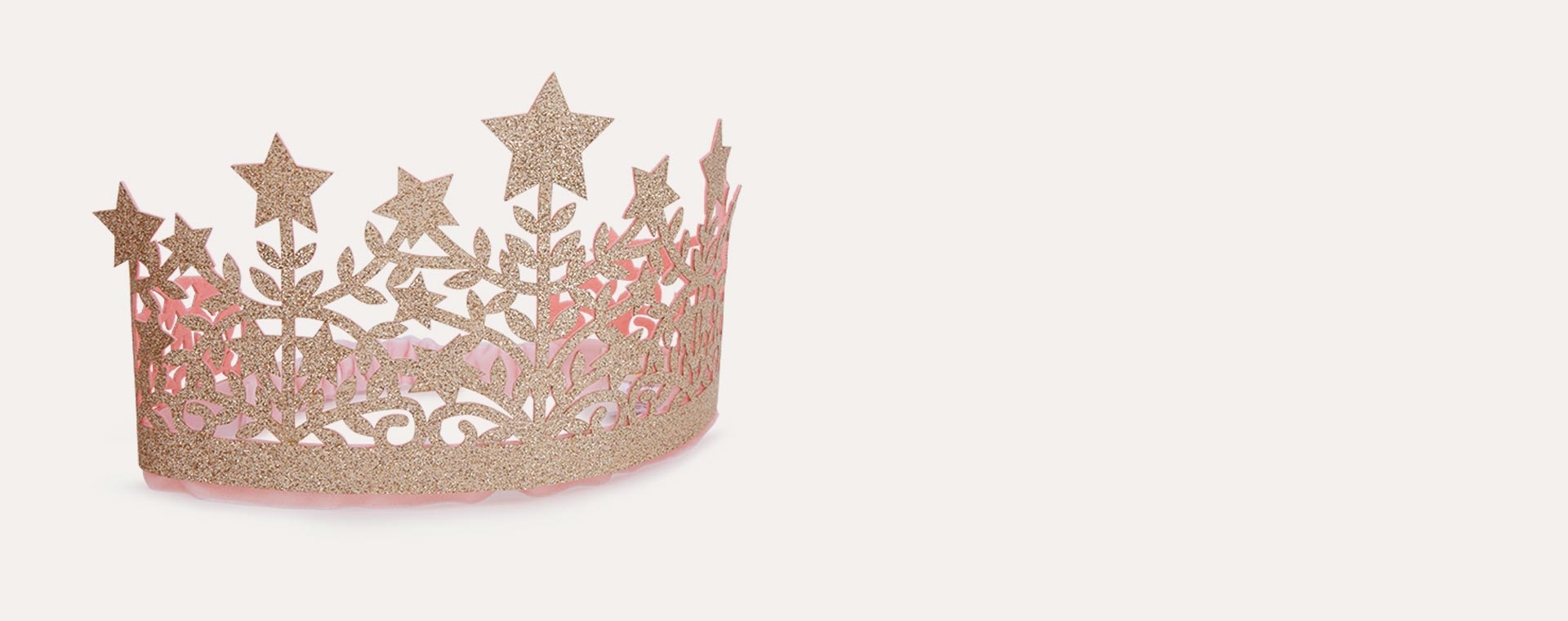 Gold Meri Meri Glitter Fabric Star Crown