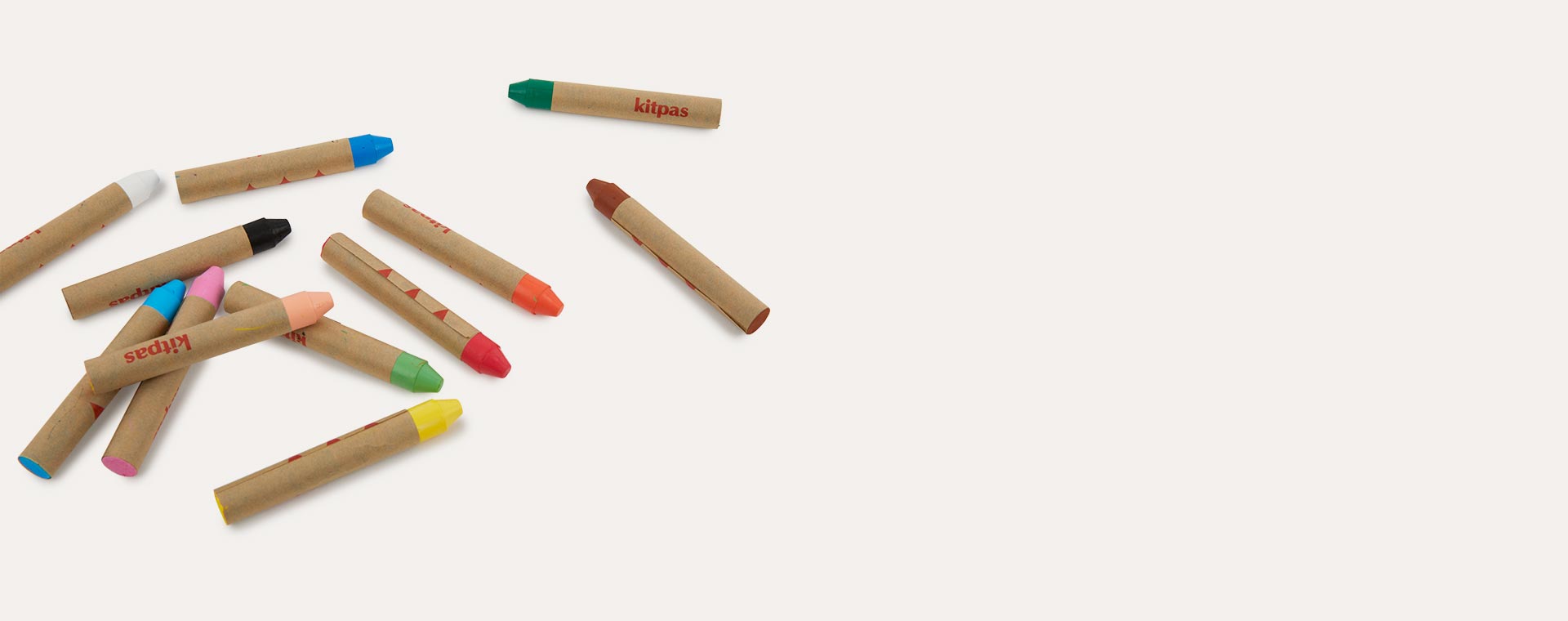 Multi kitpas Medium 12 Rice Bran Crayon Colours