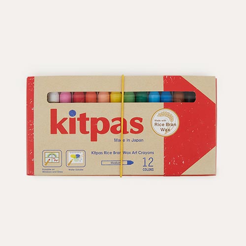 Multi kitpas Medium 12 Rice Bran Crayon Colours