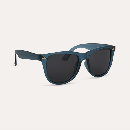 Navy KIDLY Label Classic Sustainable Sunglasses