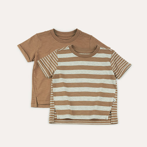Sepia Mix KIDLY Label 2-Pack Perfect Tee