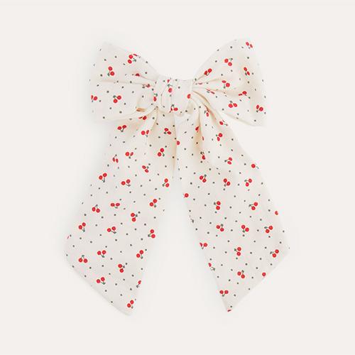 Red Rockahula Kids Sweet Cherry Long Bow Clip