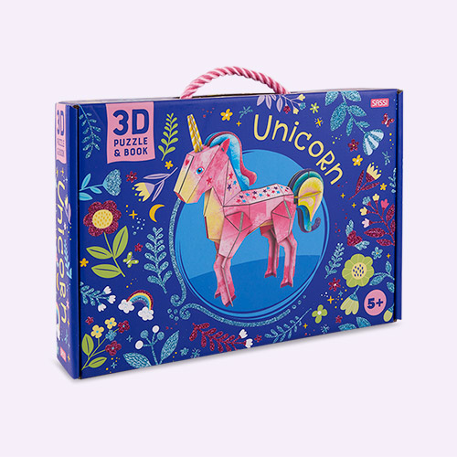 Multi bookspeed Unicorn Book & 3D Puzzle