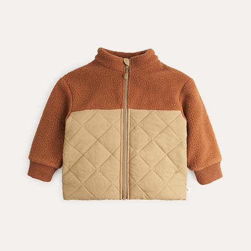 Chai Mix KIDLY Label Quilted Fleece