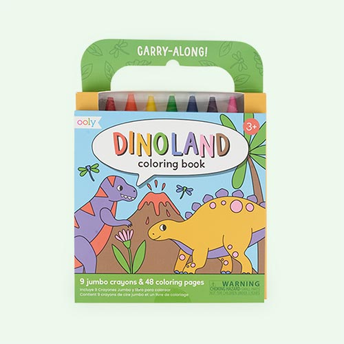 Dinoland Ooly Dinoland Carry Along Crayon & Colouring Book Kit