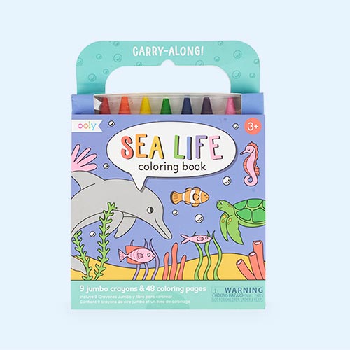 Sea Life Ooly Sea Life Carry Along Crayon & Colouring Book Kit