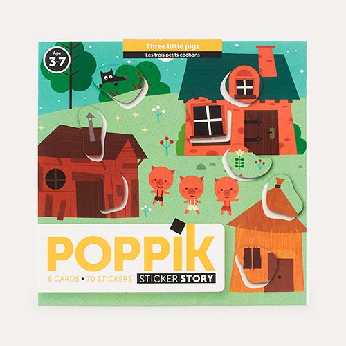 Multi Poppik Sticker Stories: Three Little Pigs