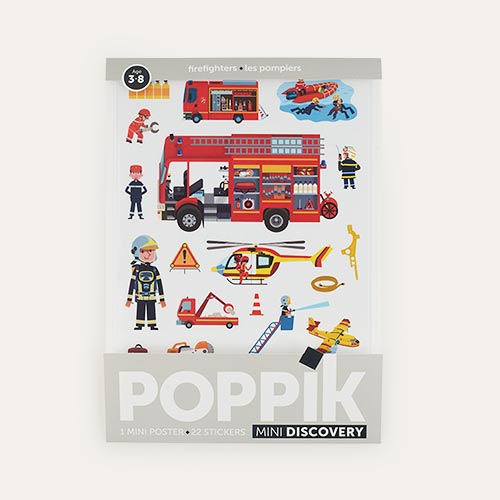 Multi Poppik Mini Discovery Poster: Fireman