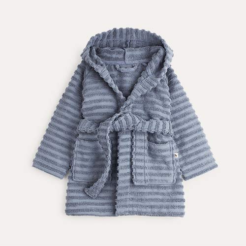 Blueberry KIDLY Label Organic Towelling Robe
