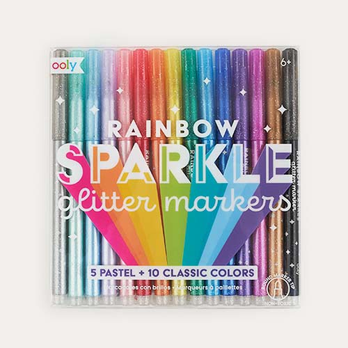 Multi Ooly Rainbow Sparkle Glitter Markers
