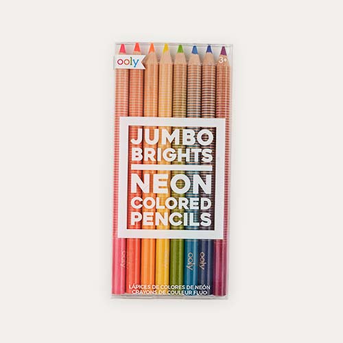 Neon Ooly Jumbo Brights Neon Coloured Pencils