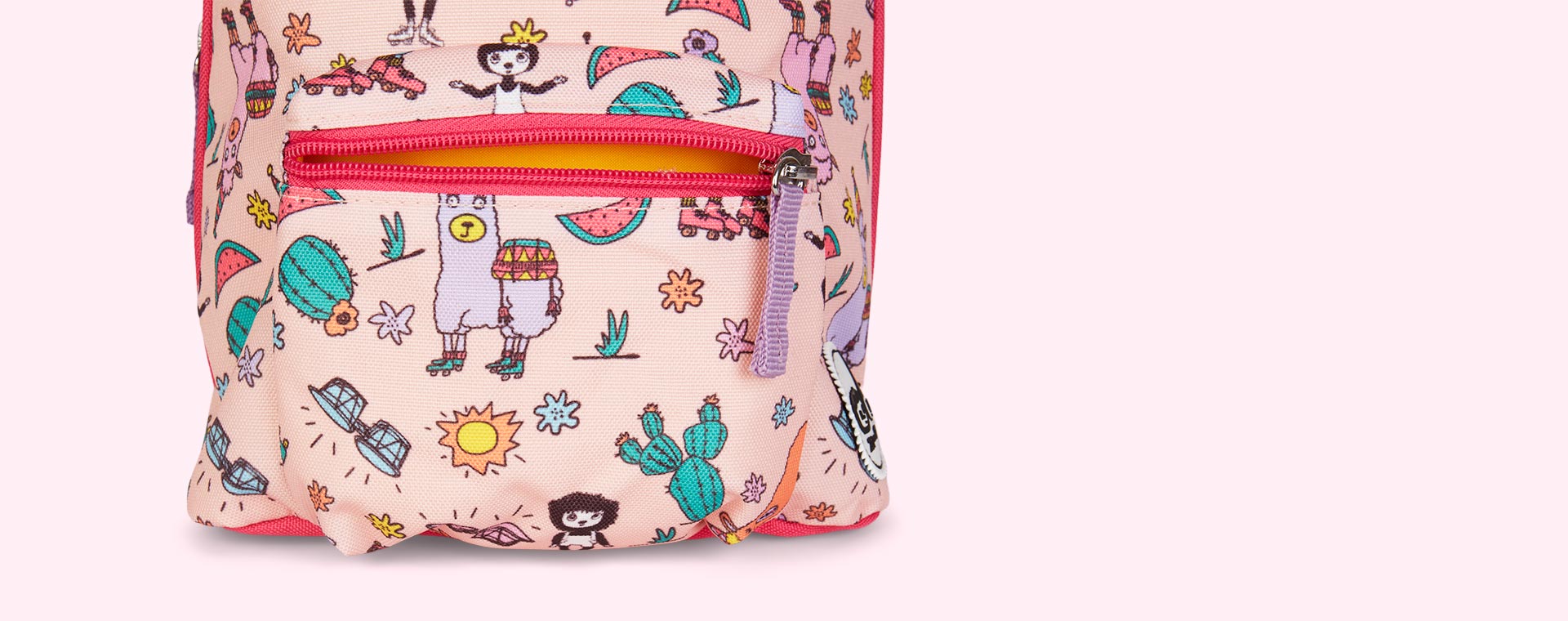 Llama Babymel Mini Kids Backpack with Rein
