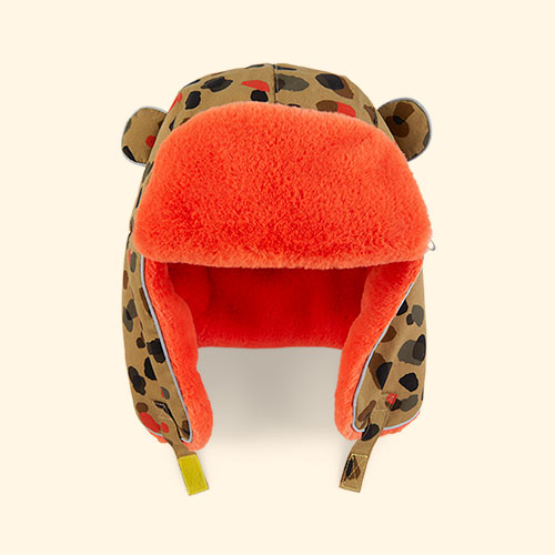 Leopard Neutral Little Hotdog Watson The Arctic Cub Hat