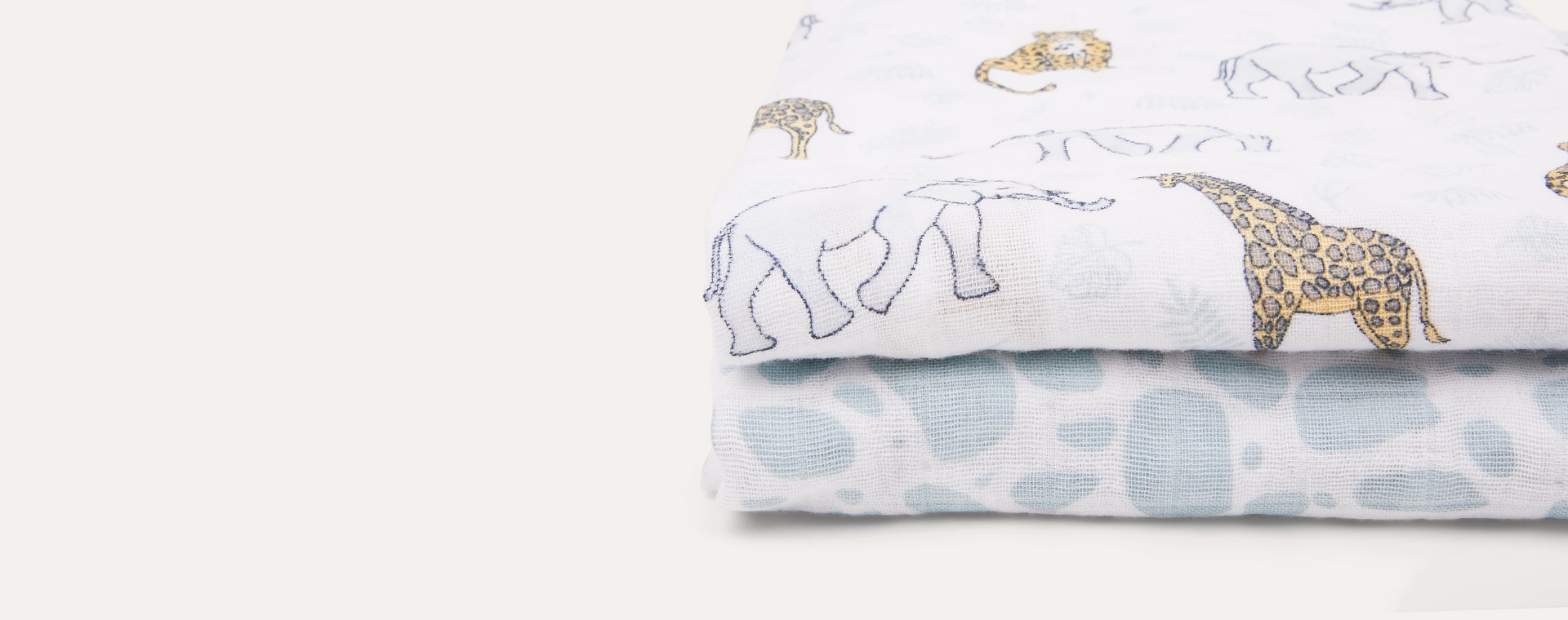 Jungle aden + anais 2 Pack Classic Swaddle Blanket