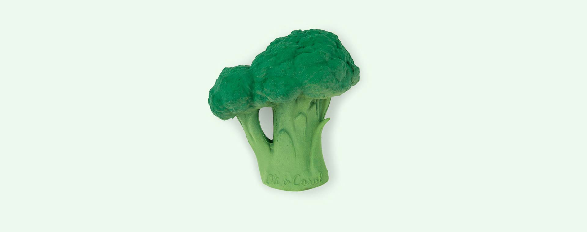 Green Oli & Carol Brucy The Broccoli Teether & Bath Toy