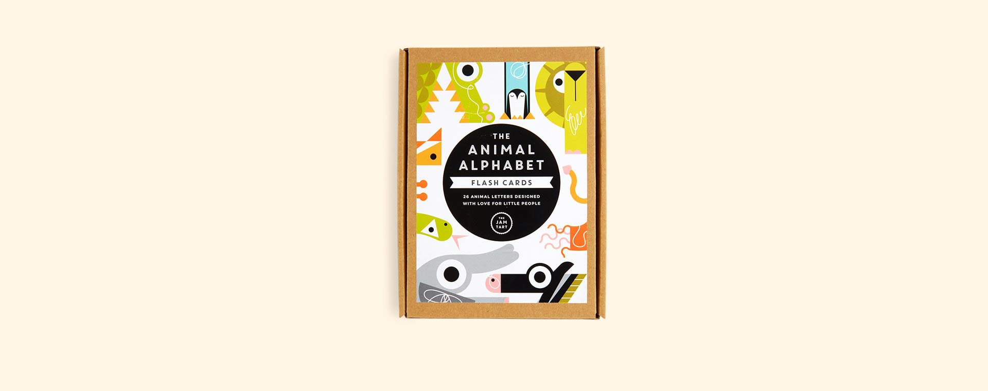 Multicoloured The Jam Tart Animal Alphabet Flash Cards